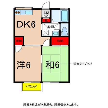 リポージュマーガレットIの物件間取画像